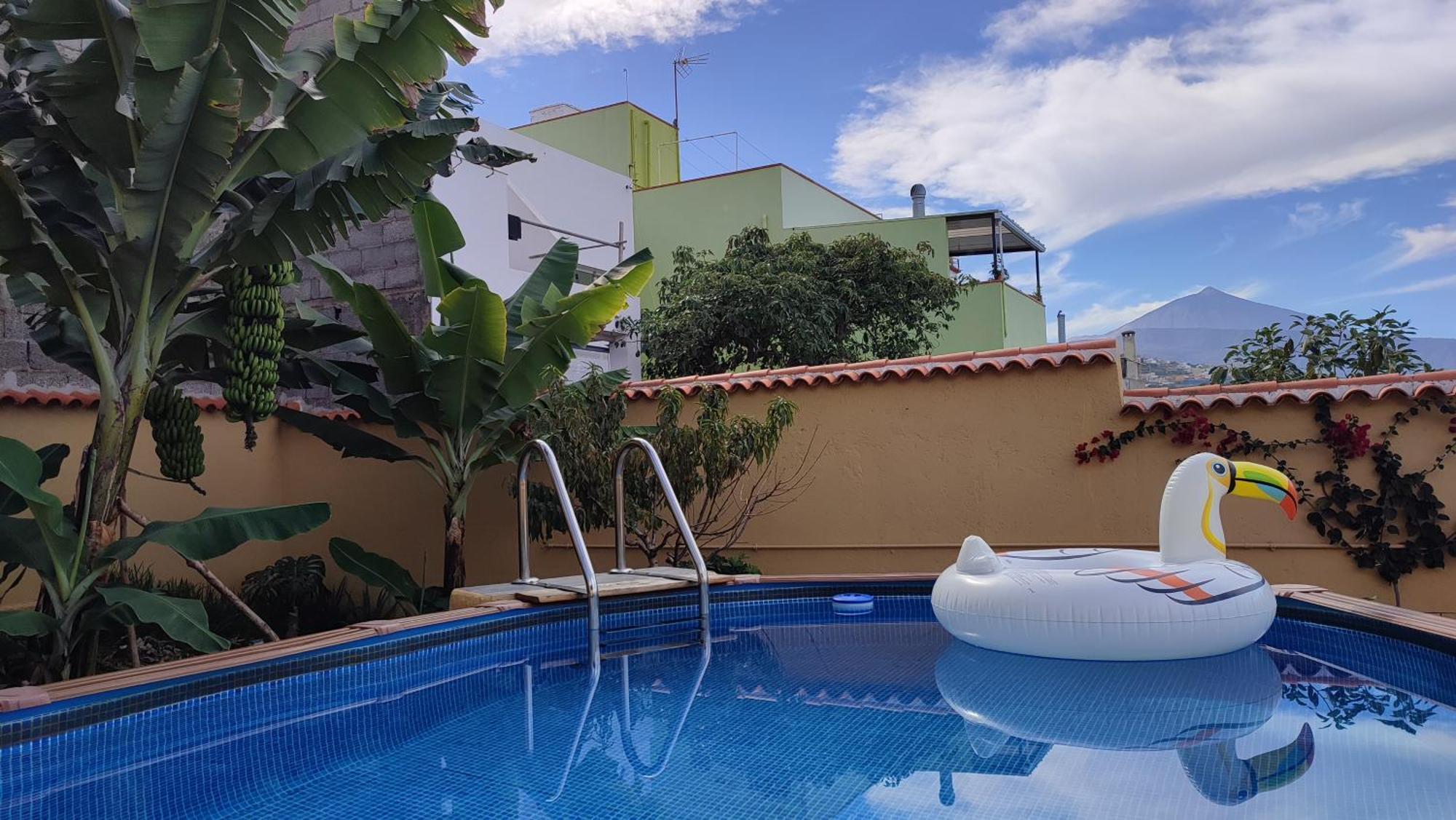 Casa" Vistas Al Teide" Mar Piscina Privada Parking Cubierto Gratuito En Las Instalaciones La Victoria de Acentejo Exterior photo