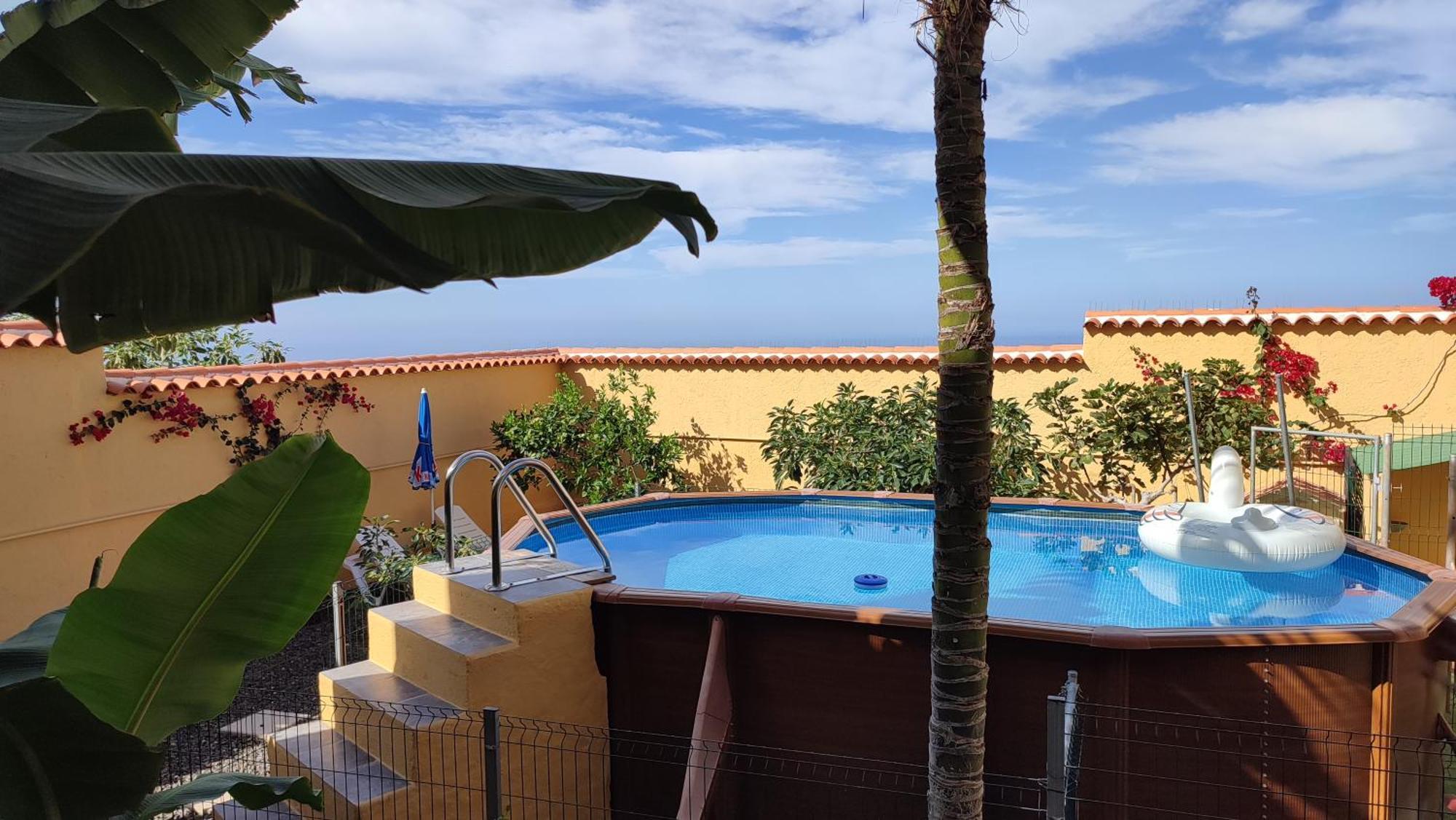 Casa" Vistas Al Teide" Mar Piscina Privada Parking Cubierto Gratuito En Las Instalaciones La Victoria de Acentejo Exterior photo