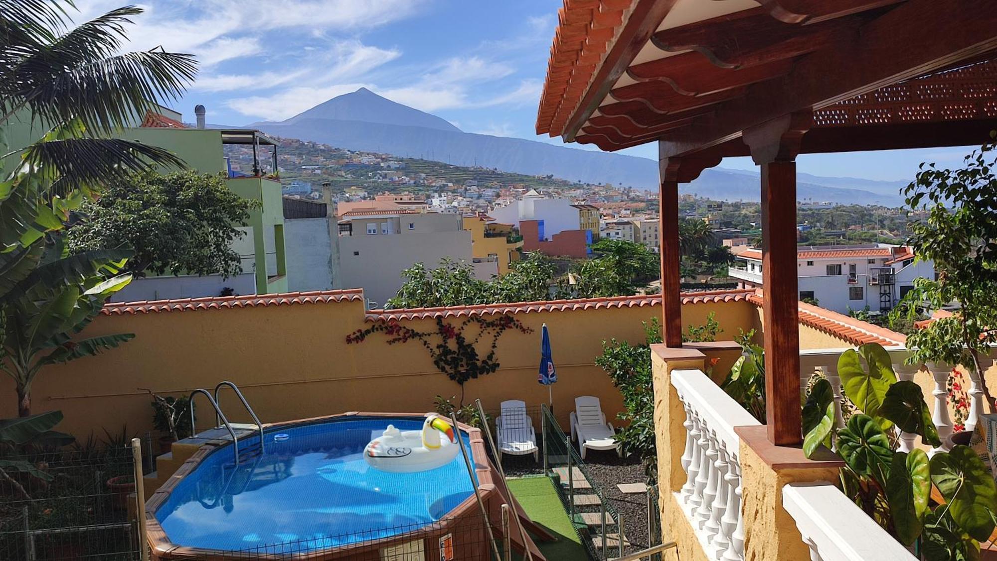 Casa" Vistas Al Teide" Mar Piscina Privada Parking Cubierto Gratuito En Las Instalaciones La Victoria de Acentejo Exterior photo